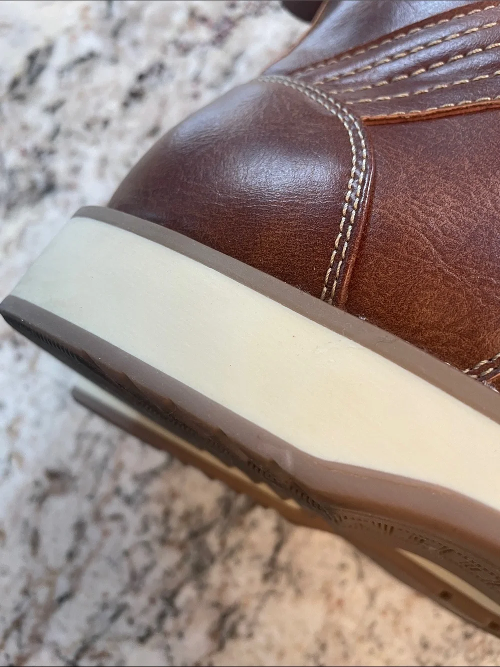 Steve Madden Brown Chukka Lace-Up Boots “P-Doyers” Size 13 M. Man-Made Materials